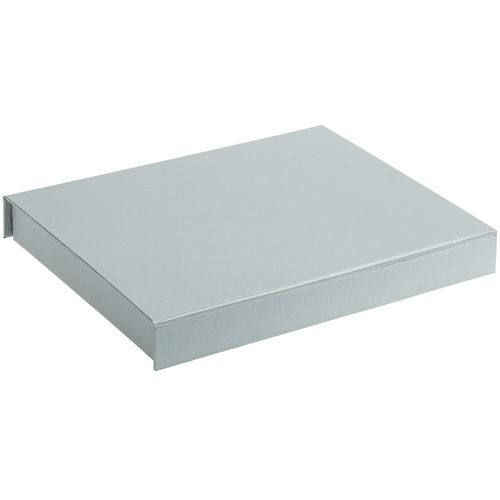 Коробка Memo Pad для блокнота, флешки и ручки, серебристая Коробка Memo Pad для блокнота, флешки и ручки, серебристая