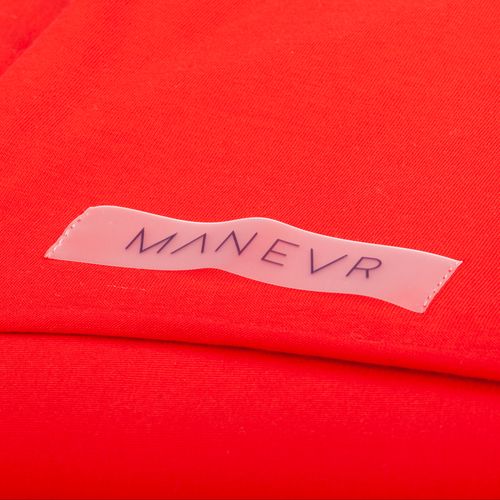 Футболка оверсайз Vozduh 2.0, красная Футболка оверсайз Vozduh 2.0, красная