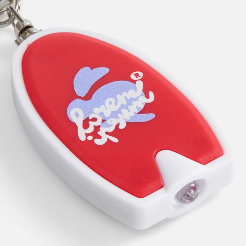 Брелок-фонарик Vivid, ver.2, красный с белым