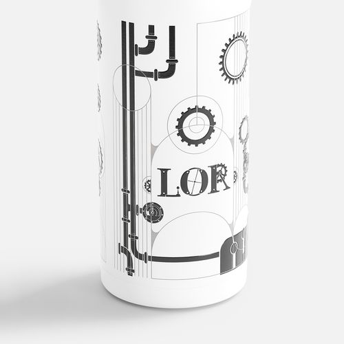 Термобутылка Tabenodo, белая