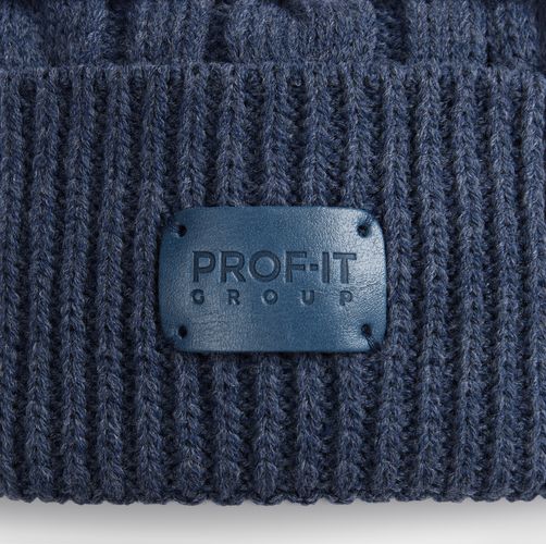 Шапка Heat Trick, синий меланж