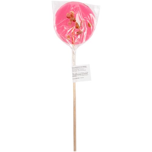 Леденец Lollifruit, красный с сублимированной клубникой Леденец Lollifruit, красный с сублимированной клубникой