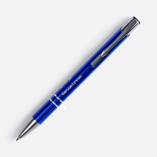 Ручка шариковая Keskus, ярко-синяя