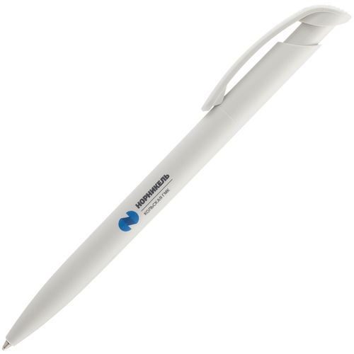 Ручка шариковая Clear Solid, белая