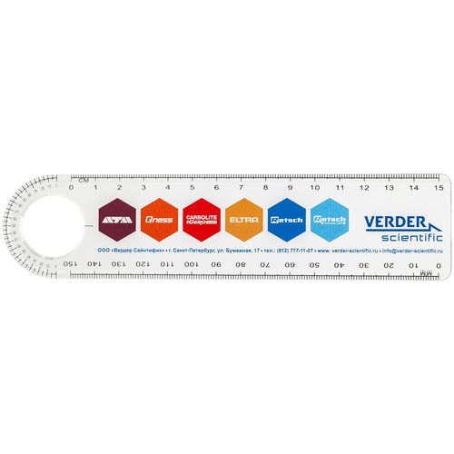Линейка Scale с лупой