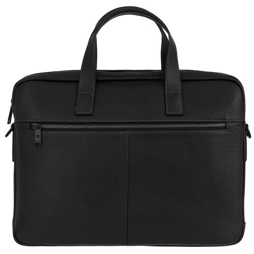 Сумка для ноутбука Santiago Pockets, черная Сумка для ноутбука Santiago Pockets, черная