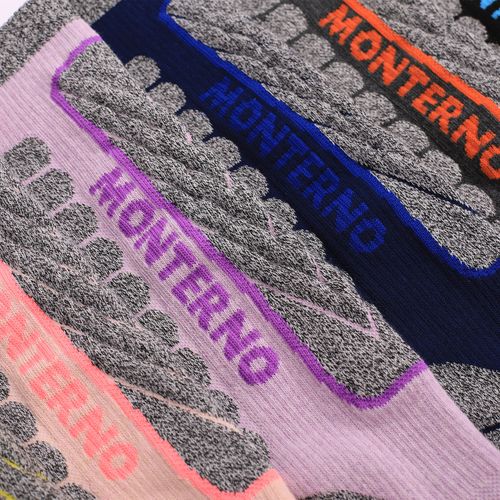 Термоноски женские высокие Monterno Sport, розовые с серым Термоноски женские высокие Monterno Sport, розовые с серым
