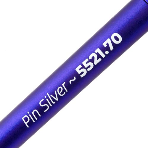 Ручка шариковая Pin Silver, фиолетовый металлик