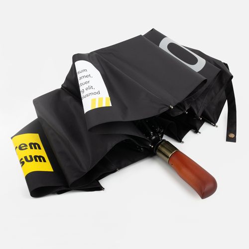 Зонт складной Cloudburst в подарочной упаковке, бежевый Зонт складной Cloudburst в подарочной упаковке, бежевый