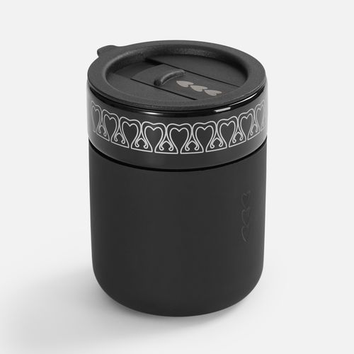 Кружка Nabo с силиконовым держателем, черная