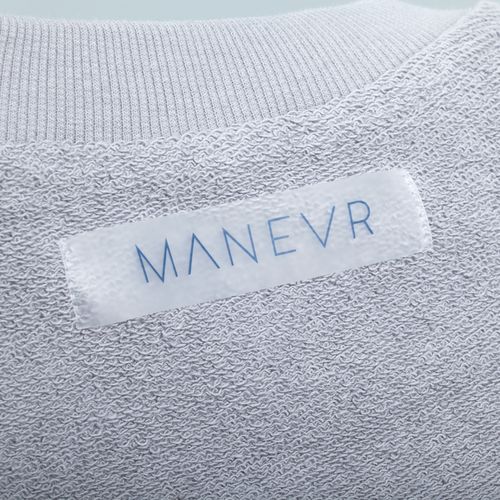 Свитшот оверсайз унисекс Vozduh, светло-серый Свитшот оверсайз унисекс Vozduh, светло-серый