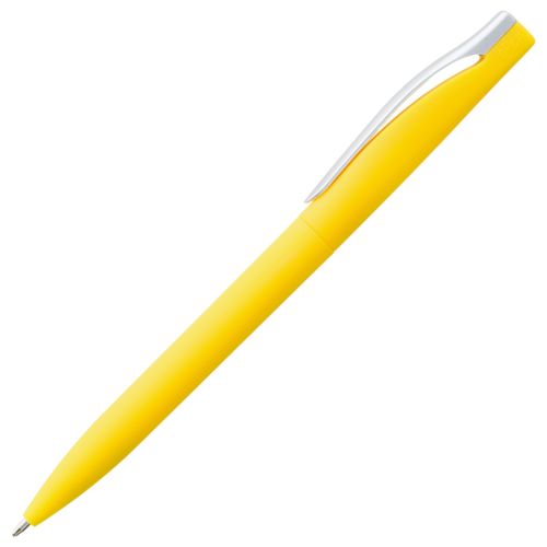 Ручка шариковая Pin Soft Touch, желтая Ручка шариковая Pin Soft Touch, желтая