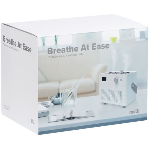 Переносной увлажнитель-ароматизатор с подсветкой Breathe at Ease, белый Переносной увлажнитель-ароматизатор с подсветкой Breathe at Ease, белый