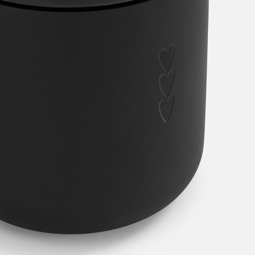 Кружка Nabo с силиконовым держателем, черная