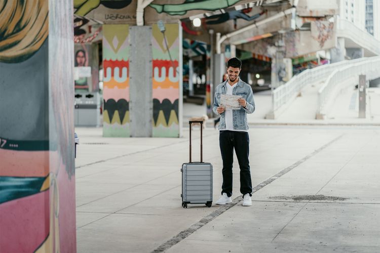 Чемодан Rhine Luggage, серо-голубой Чемодан Rhine Luggage, серо-голубой