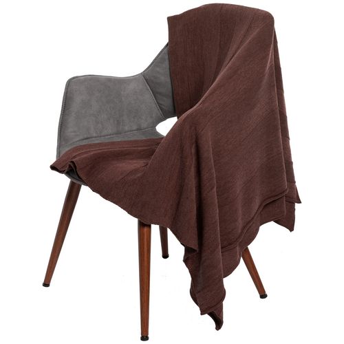 Плед Pleat, коричневый Плед Pleat, коричневый