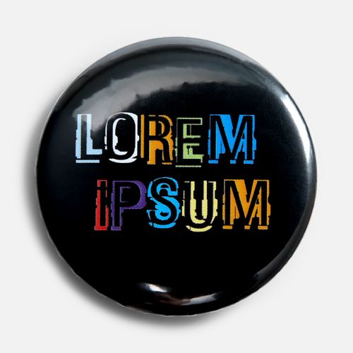 Значок закатной Pinback Print, М Значок закатной Pinback Print, М