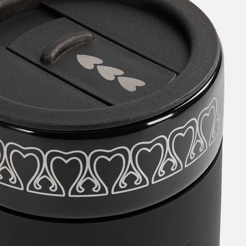 Кружка Nabo с силиконовым держателем, черная