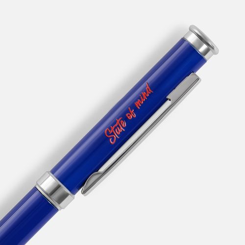 Ручка шариковая Finn Chrome, синяя