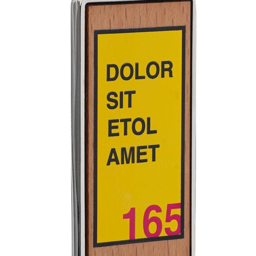 Брелок Wood Rectangle 2