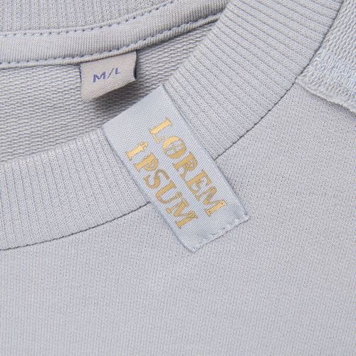 Свитшот унисекс Vozduh, светло-серый Свитшот унисекс Vozduh, светло-серый