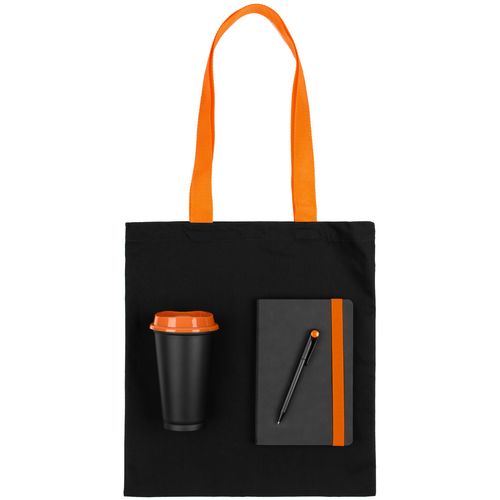 Набор Velours Bag, черный с оранжевым Набор Velours Bag, черный с оранжевым