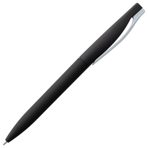 Ручка шариковая Pin Soft Touch, черная Ручка шариковая Pin Soft Touch, черная