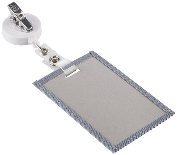 Чехол для пропуска Twill, серый Чехол для пропуска Twill, серый