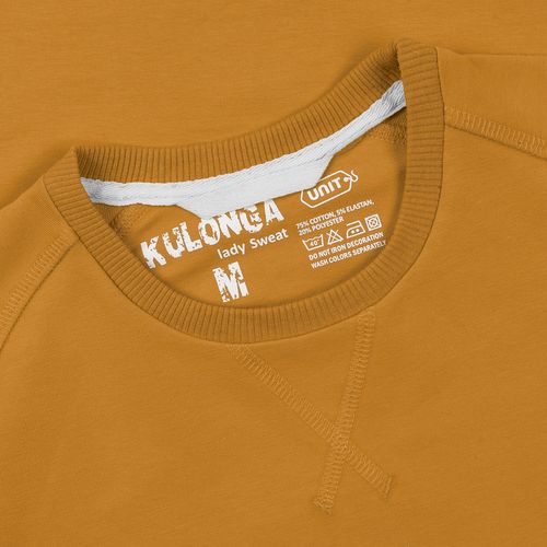 Свитшот женский Kulonga Sweat, горчичный Свитшот женский Kulonga Sweat, горчичный
