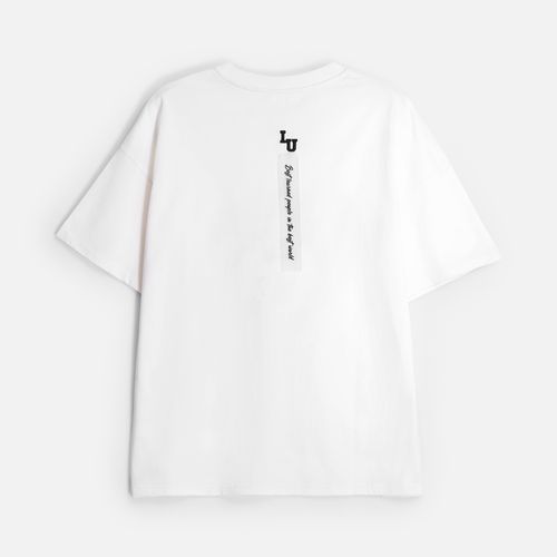 Футболка унисекс оверсайз T3, молочно-белая