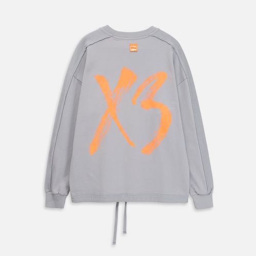 Свитшот унисекс Vozduh, светло-серый Свитшот унисекс Vozduh, светло-серый