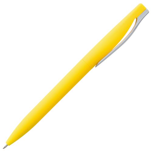 Ручка шариковая Pin Soft Touch, желтая Ручка шариковая Pin Soft Touch, желтая