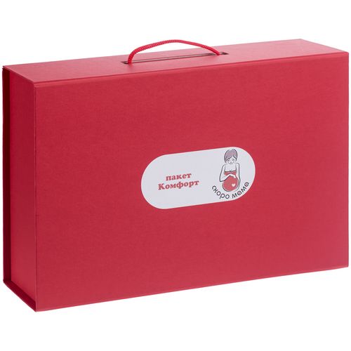 Коробка Case, подарочная, красная