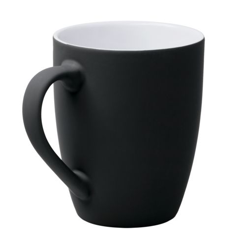 Кружка Good Morning c покрытием софт-тач, черная Кружка Good Morning c покрытием софт-тач, черная