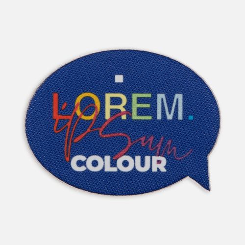 Наклейка тканевая Lunga Bubble, M, синяя Наклейка тканевая Lunga Bubble, M, синяя