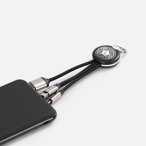 Кабель-брелок с подсветкой логотипа Lite Omniline