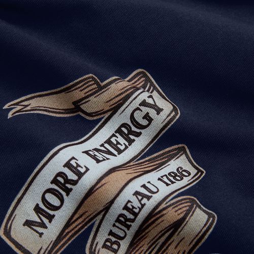 Футболка унисекс оверсайз Crosstown, темно-синяя