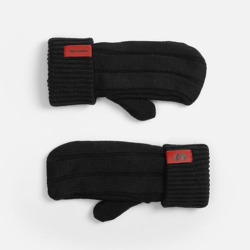 Варежки Knit Beat, черные