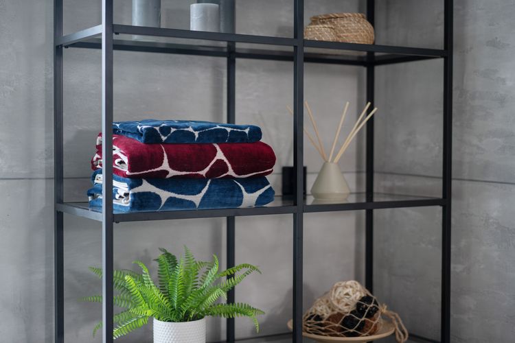 Полотенце Giraffe, большое, бежевое с зеленым Полотенце Giraffe, большое, бежевое с зеленым