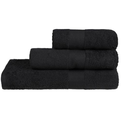 Полотенце махровое Soft Me Large, черное Полотенце махровое Soft Me Large, черное