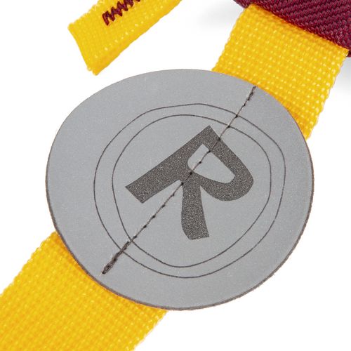 Поясная сумка детская Kiddo, бордовая с серым