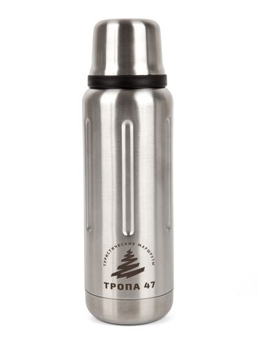 Термос Flask 470, вакуумный, стальной матовый