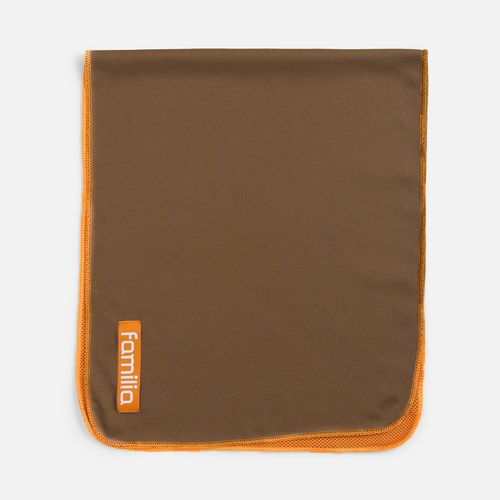 Охлаждающее полотенце Narvik в силиконовом чехле, оранжевое