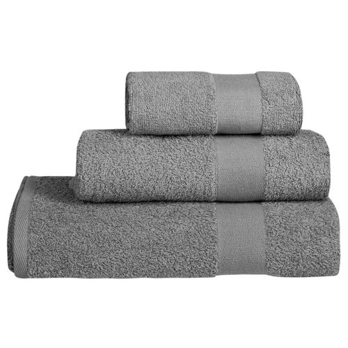 Полотенце махровое Soft Me Medium, серое Полотенце махровое Soft Me Medium, серое
