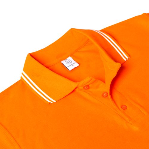 Рубашка поло Virma Stripes, оранжевая Рубашка поло Virma Stripes, оранжевая
