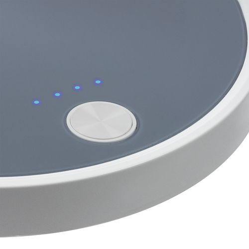 Настольный беспроводной вентилятор с подсветкой inBreeze, белый c серым Настольный беспроводной вентилятор с подсветкой inBreeze, белый c серым