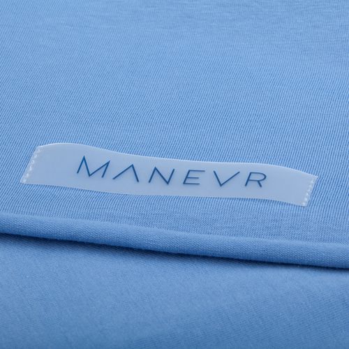 Футболка оверсайз Vozduh 2.0, синяя Футболка оверсайз Vozduh 2.0, синяя