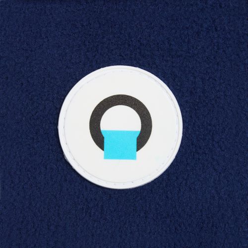 Лейбл из ПВХ Dzeta Round, L, белый