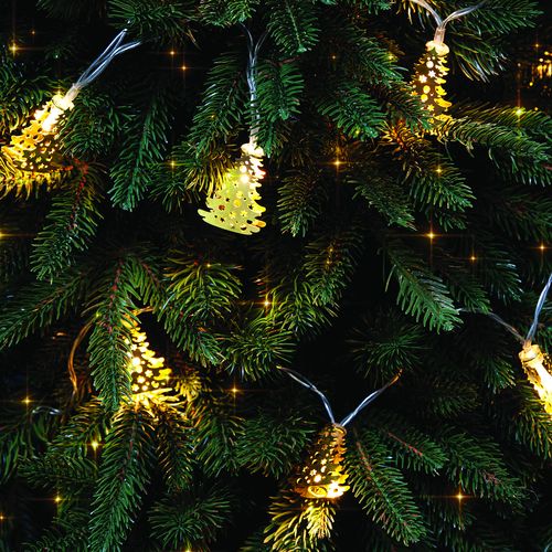 Светодиодная гирлянда Golden Lights, золотистая Светодиодная гирлянда Golden Lights, золотистая