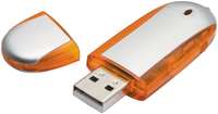 USB-флеш-карта, оранжевая, 4 Гб